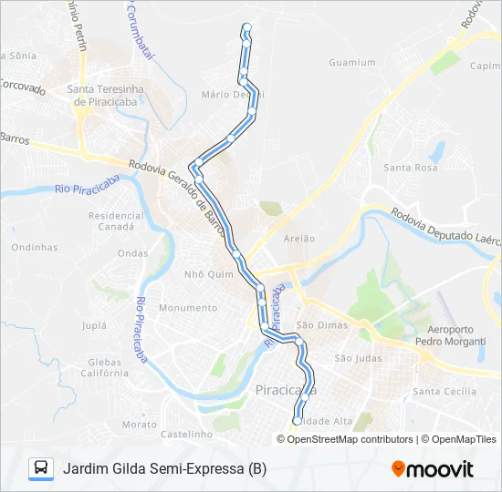 0124 JARDIM GILDA  Line Map