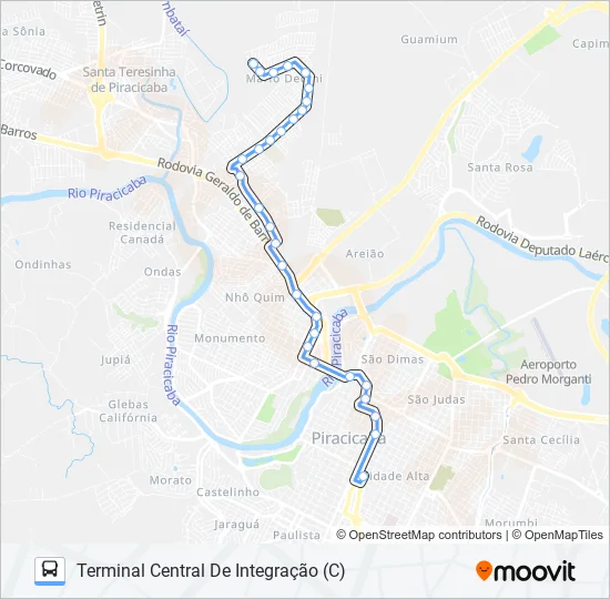 0124 JARDIM GILDA  Line Map