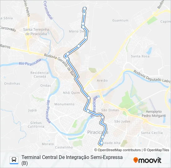 0124 JARDIM GILDA  Line Map