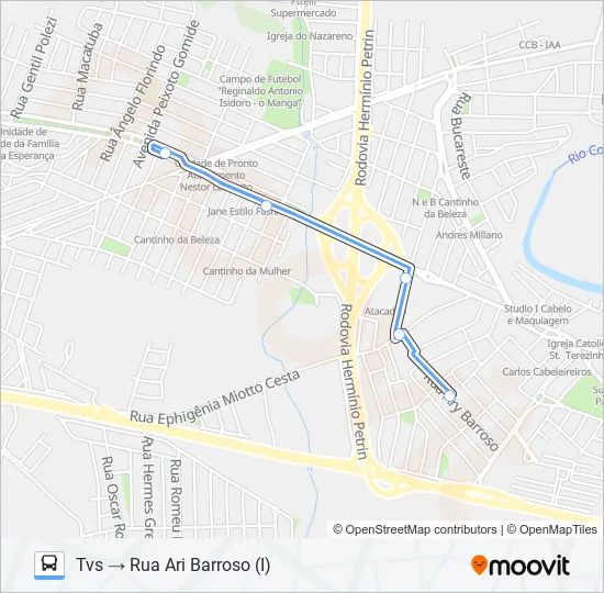 0412 SANTA OLÍMPIA  Line Map