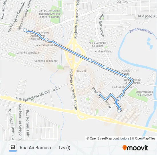 0412 SANTA OLÍMPIA  Line Map
