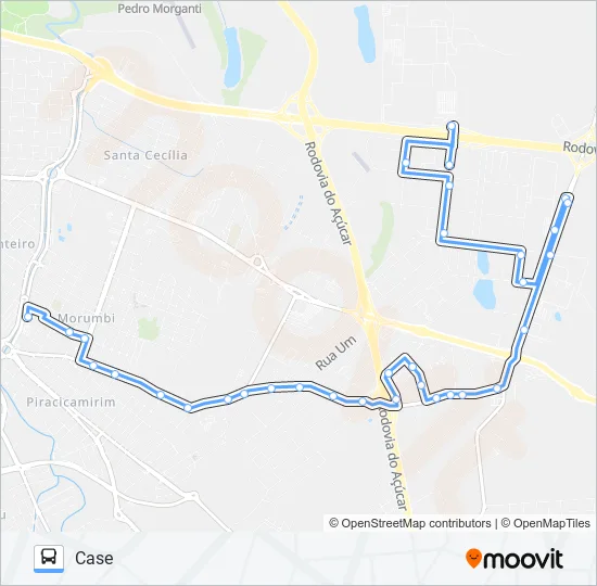 0211 UNILESTE / TPI  Line Map