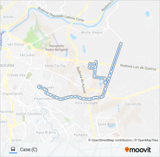 0211 UNILESTE / TPI  Line Map
