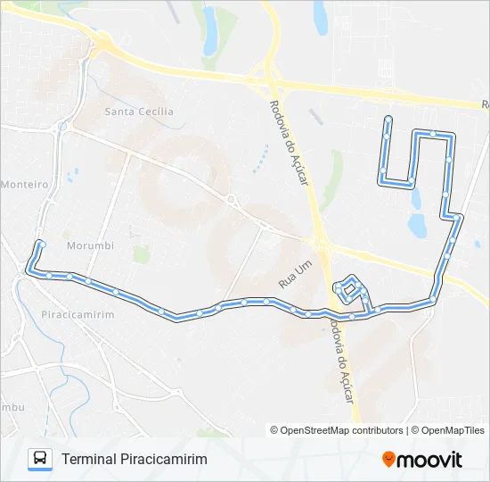 0211 UNILESTE / TPI  Line Map