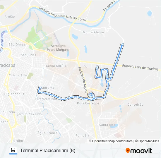 0211 UNILESTE / TPI  Line Map