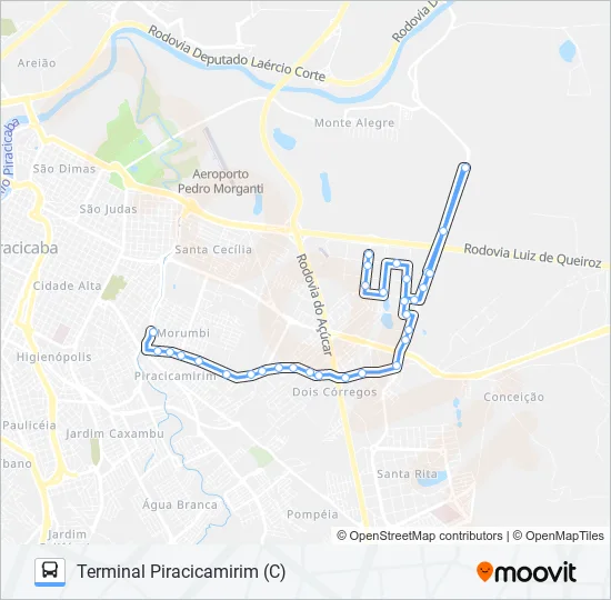 0211 UNILESTE / TPI  Line Map
