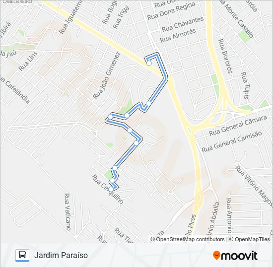 0317 JARDIM PARAÍSO  Line Map