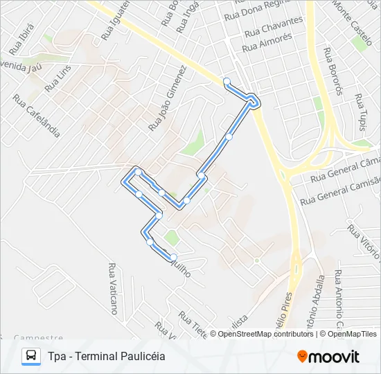 0317 JARDIM PARAÍSO  Line Map