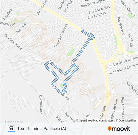 0317 JARDIM PARAÍSO  Line Map