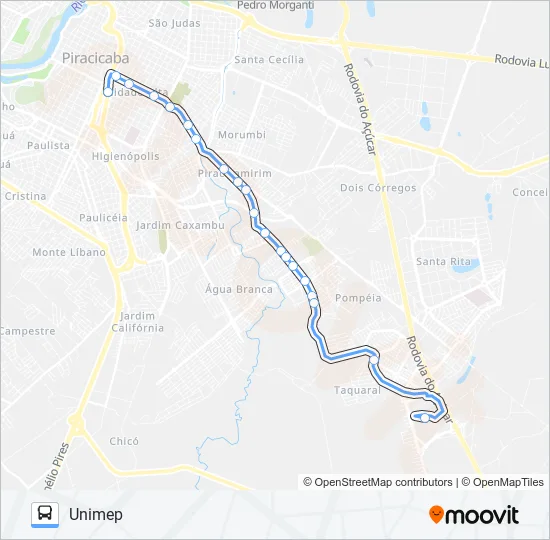 0218 UNIMEP / DIRETO  Line Map
