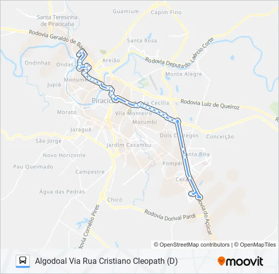 0218 UNIMEP / DIRETO  Line Map