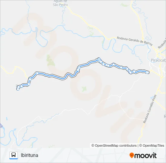 0815 IBIRITUNA / TSJ  Line Map