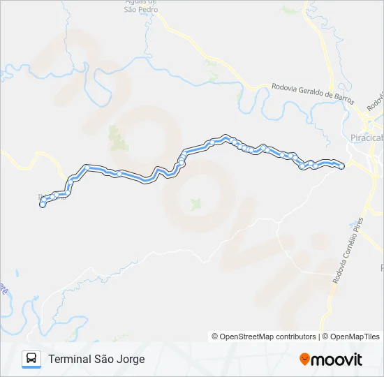 0815 IBIRITUNA / TSJ  Line Map