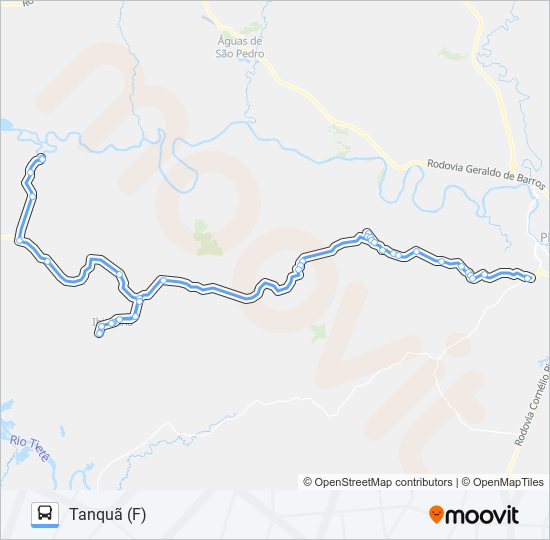 Mapa da linha 0815 IBIRITUNA / TSJ de ônibus