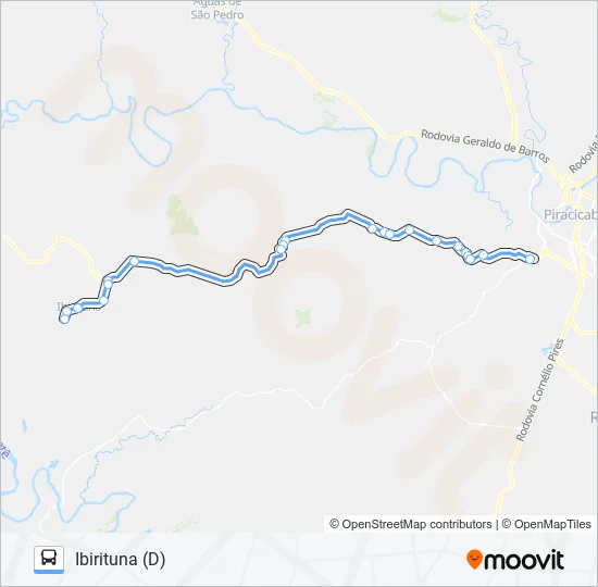 0815 IBIRITUNA / TSJ  Line Map