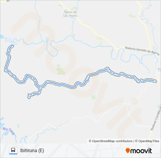 0815 IBIRITUNA / TSJ  Line Map