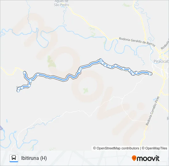 0815 IBIRITUNA / TSJ  Line Map