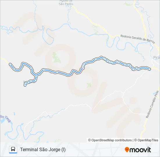0815 IBIRITUNA / TSJ  Line Map