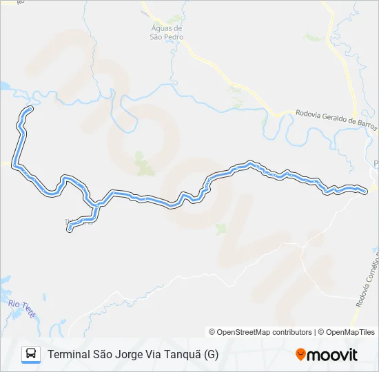 0815 IBIRITUNA / TSJ  Line Map