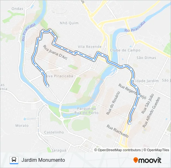 0101 JARDIM MONUMENTO  Line Map
