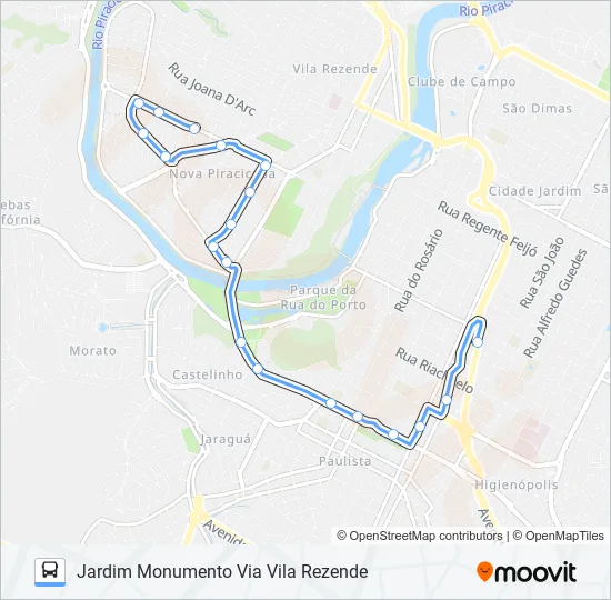 0101 JARDIM MONUMENTO  Line Map