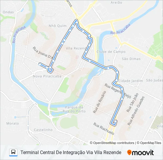 0101 JARDIM MONUMENTO  Line Map