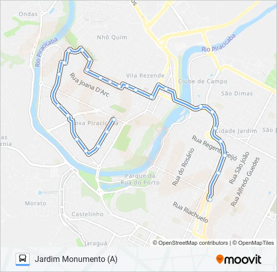 0101 JARDIM MONUMENTO  Line Map