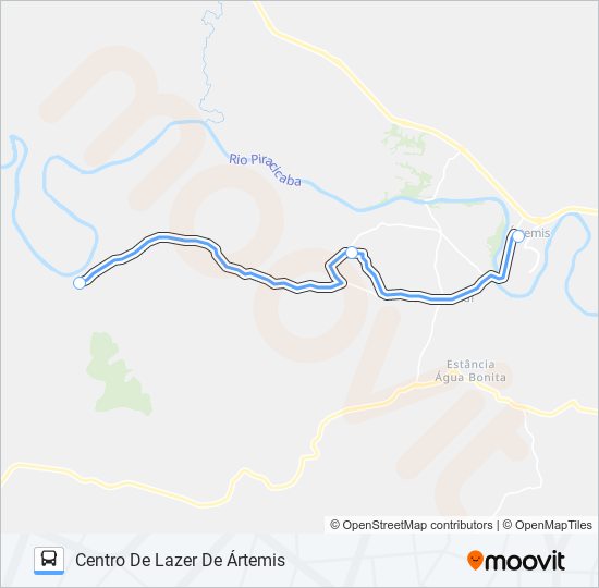Mapa da linha 0405 PAREDÃO VERMELHO de ônibus