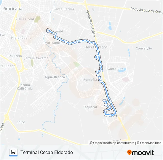 0202 ELDORADO / UNIMEP  Line Map