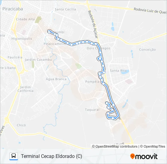 0202 ELDORADO / UNIMEP  Line Map