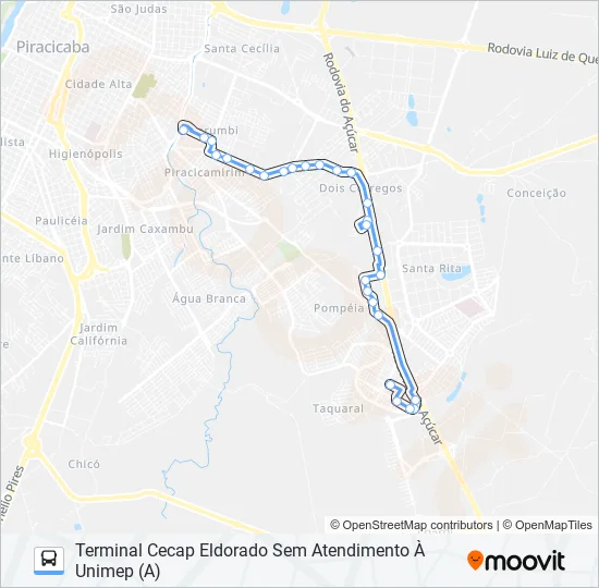 0202 ELDORADO / UNIMEP  Line Map