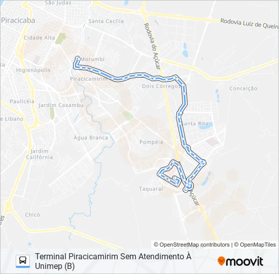 0202 ELDORADO / UNIMEP  Line Map