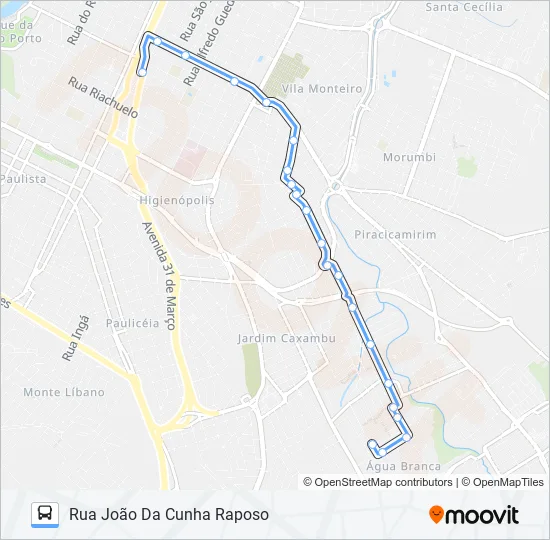 0219 PARQUE 1º DE MAIO  Line Map