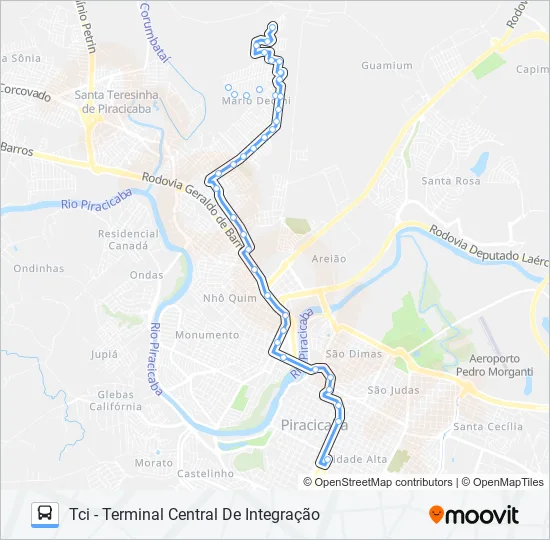 0126 BOSQUES DO LENHEIRO  Line Map