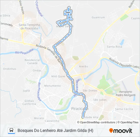 0126 BOSQUES DO LENHEIRO  Line Map