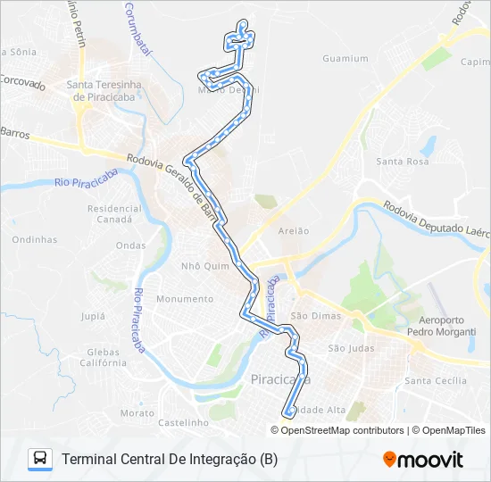 0126 BOSQUES DO LENHEIRO  Line Map