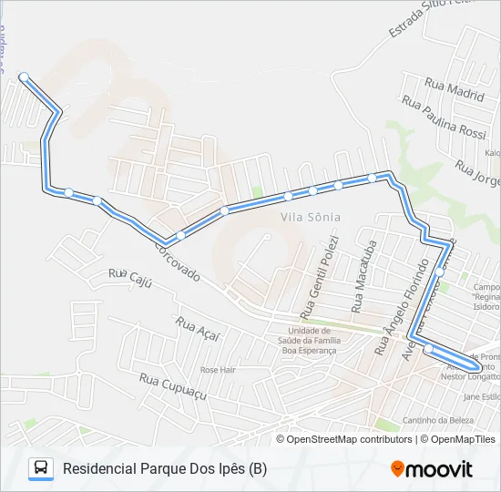 0414 RESIDENCIAL PIRACICABA  Line Map