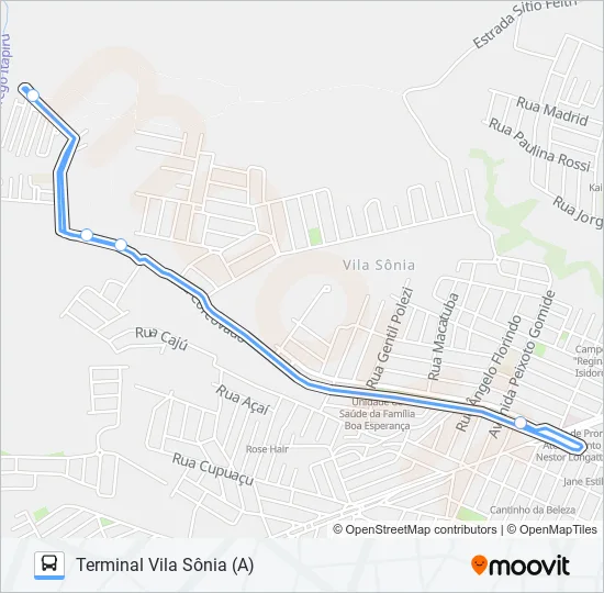 0414 RESIDENCIAL PIRACICABA  Line Map