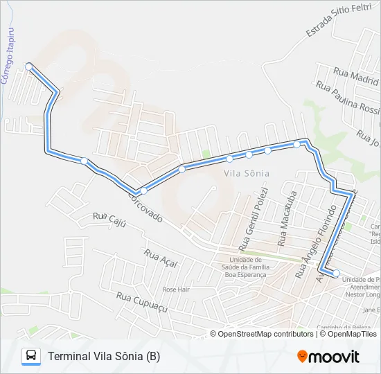 0414 RESIDENCIAL PIRACICABA  Line Map