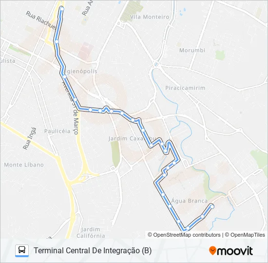 0222 JARDIM ORIENTE / CENTRO  Line Map
