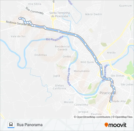 0430 PARQUE PIRACICABA / TCI  Line Map
