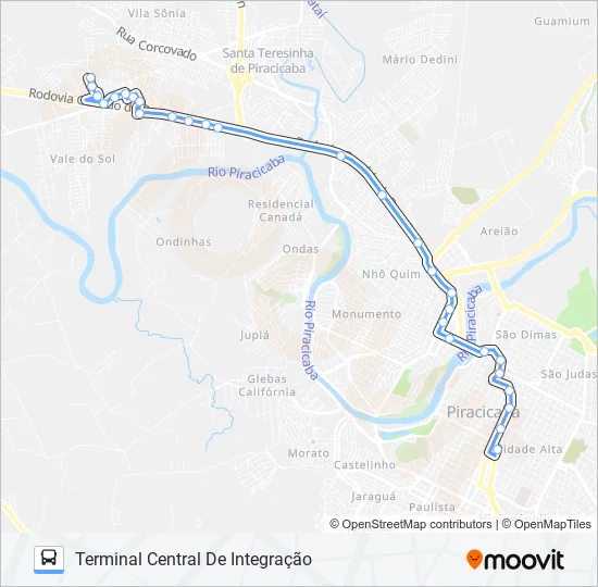 0430 PARQUE PIRACICABA / TCI  Line Map