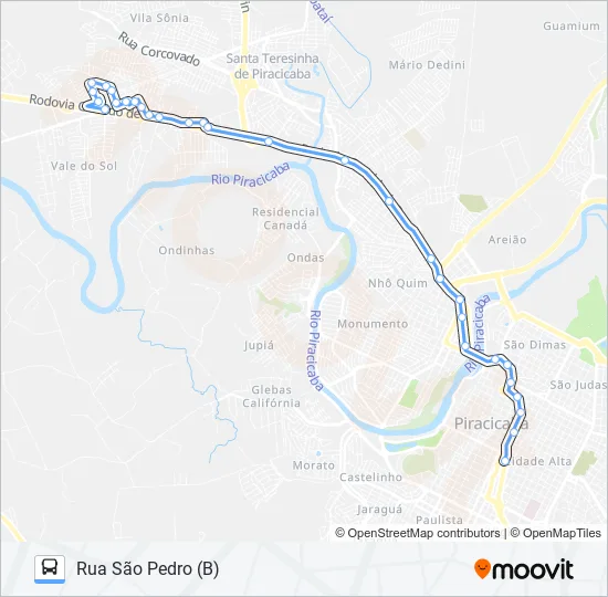 0430 PARQUE PIRACICABA / TCI  Line Map