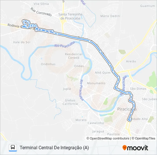 0430 PARQUE PIRACICABA / TCI  Line Map