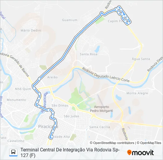 0505 UNINORTE VIA SANTA ROSA  Line Map