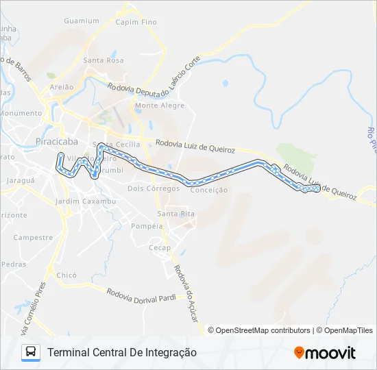 0223 PARQUE PEÓRIA / SANTA CASA  Line Map