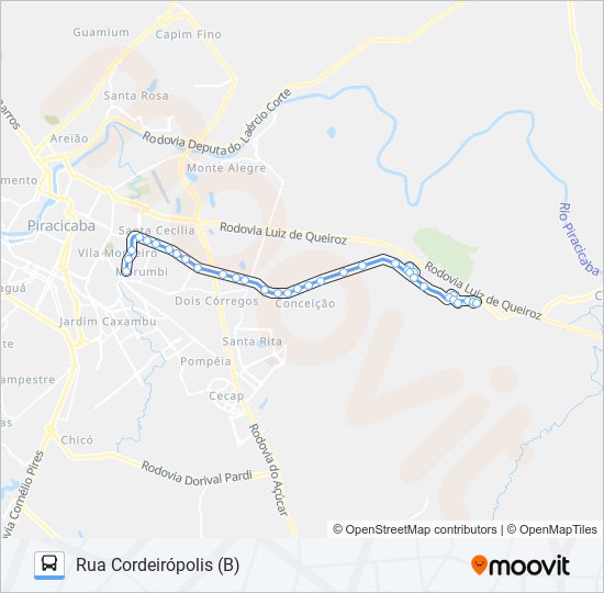 Mapa de 0223 PARQUE PEÓRIA / SANTA CASA de autobús