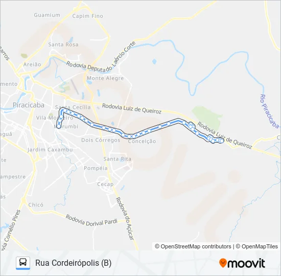 0223 PARQUE PEÓRIA / SANTA CASA  Line Map