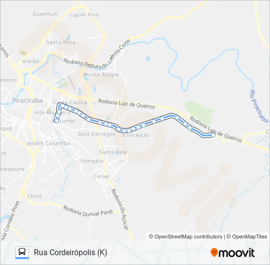 0223 PARQUE PEÓRIA / SANTA CASA  Line Map