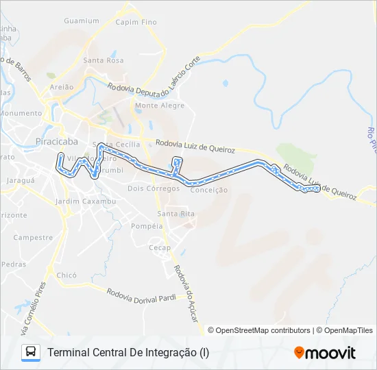 0223 PARQUE PEÓRIA / SANTA CASA  Line Map